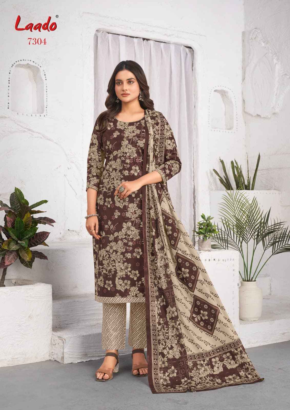 Laado cotton Vol 73 Cotton Punjabi Patiyala Salwar Suits ( 10 Pcs Catalogue )