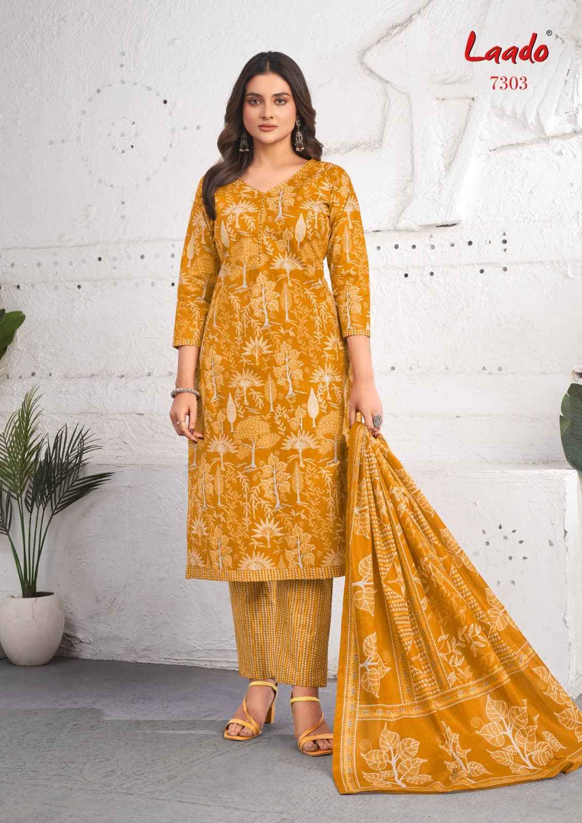 Laado cotton Vol 73 Cotton Punjabi Patiyala Salwar Suits ( 10 Pcs Catalogue )