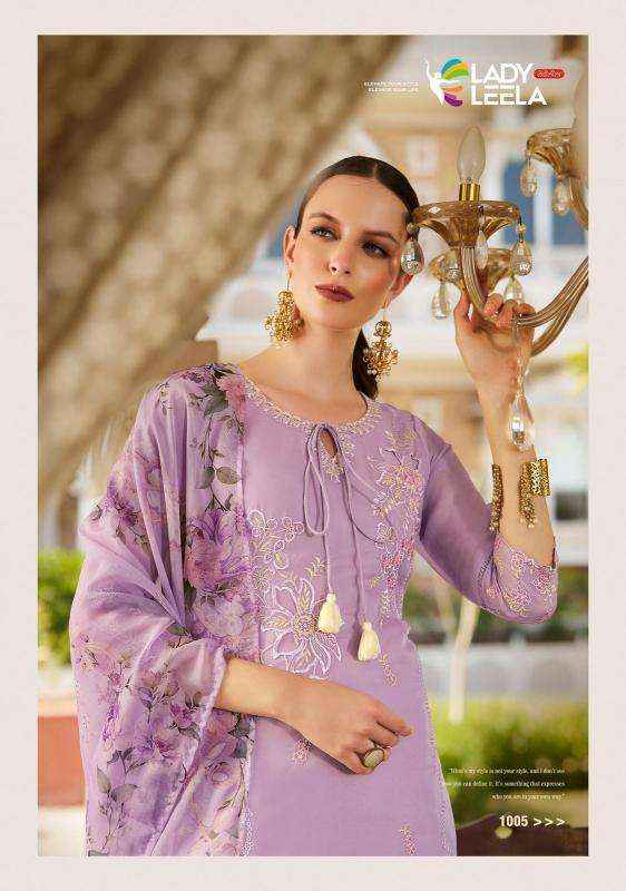 Lady Leela Varnika Wholesale Organza Designer Readymade Suits ( 6 pcs Catalog )