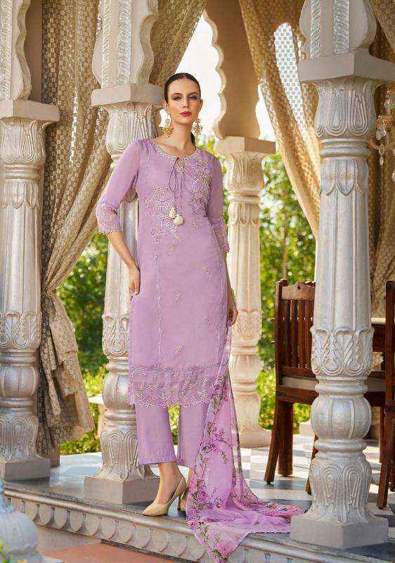 Lady Leela Varnika Wholesale Organza Designer Readymade Suits ( 6 pcs Catalog )