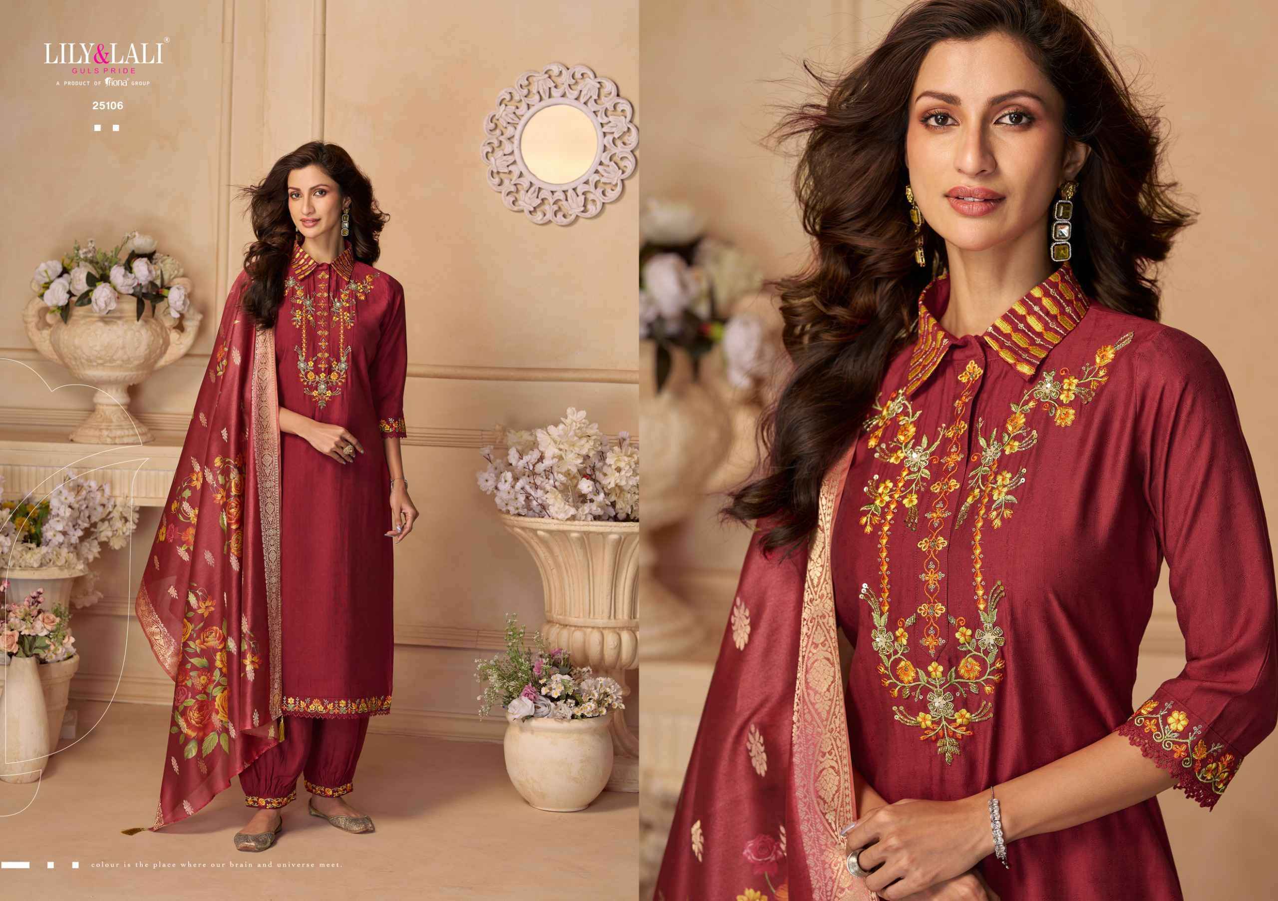 Lily And Lali Khwab Readymade Stylish Suits - Wholesale Surat Market ( 6 Pcs Catalogue )