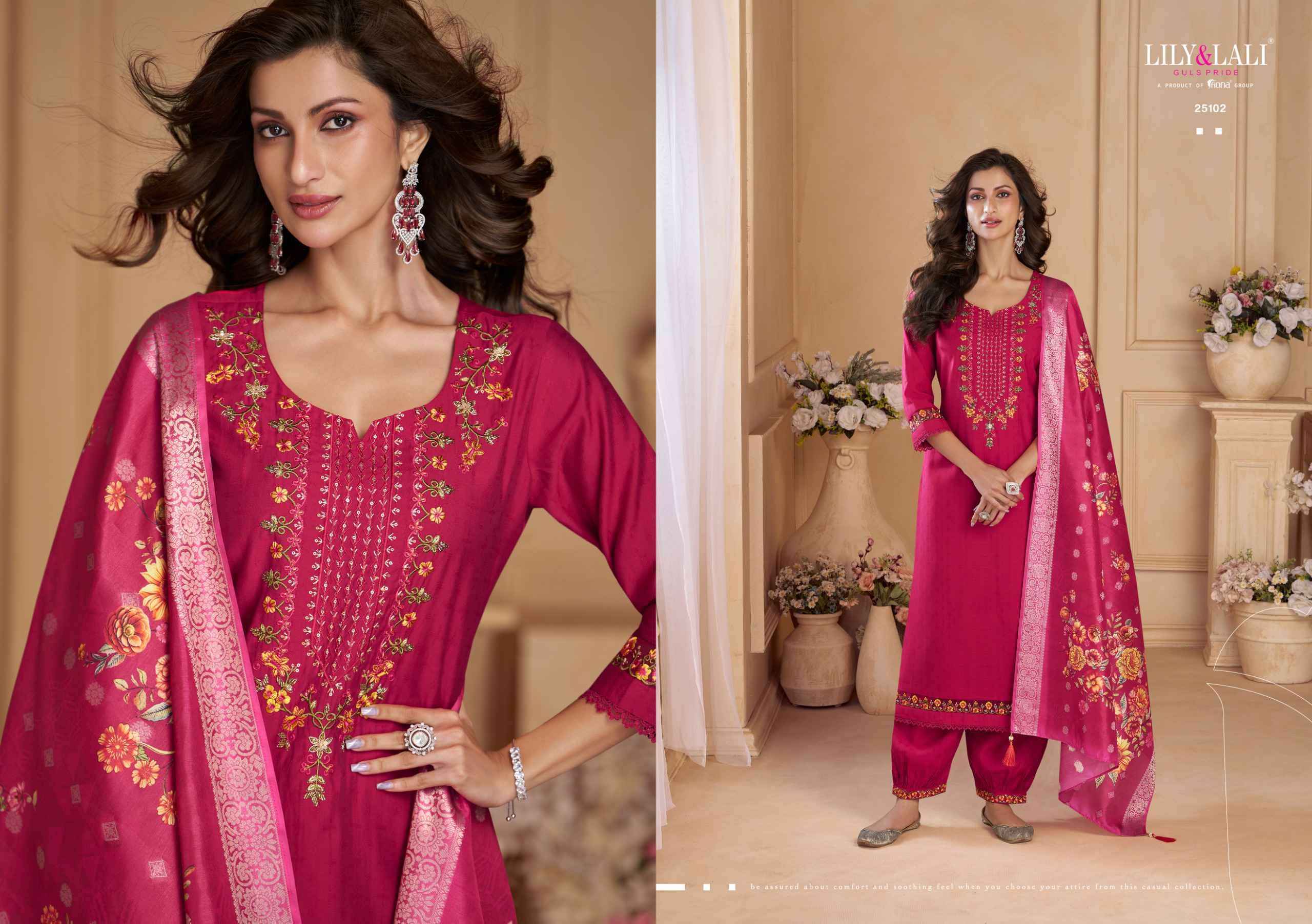 Lily And Lali Khwab Readymade Stylish Suits - Wholesale Surat Market ( 6 Pcs Catalogue )