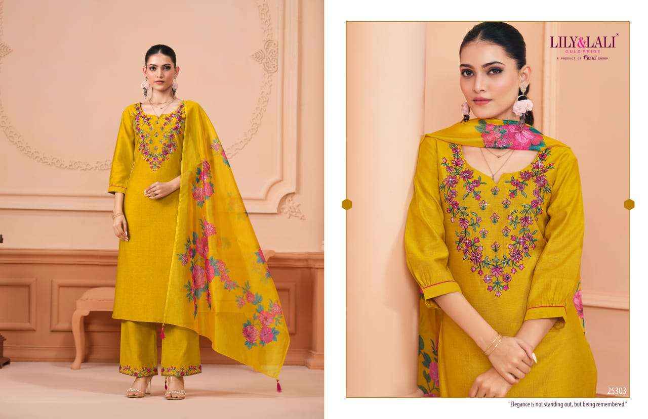 LILY AND LALI MONALISA VOL 6 VISCOSE READYMADE SUITS ( 6 PCS CATALOGUE )