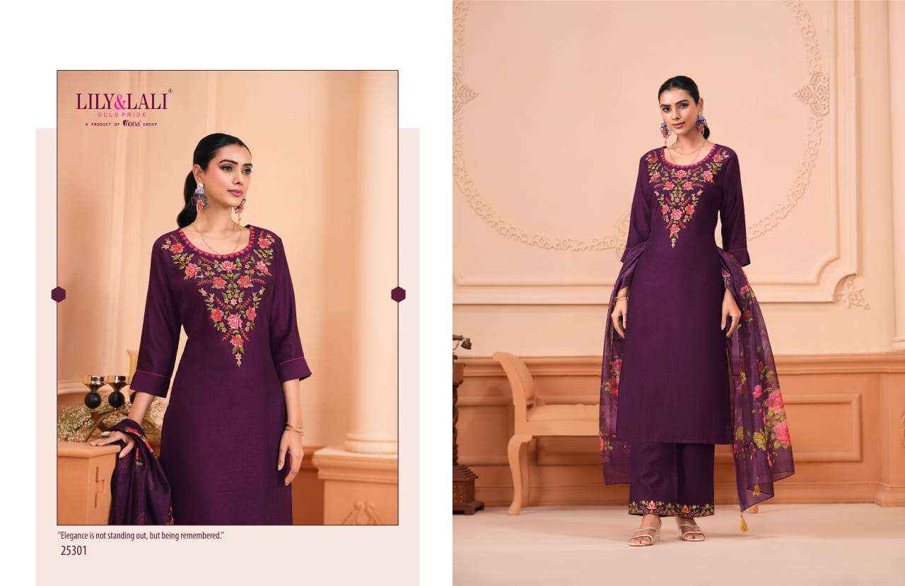 LILY AND LALI MONALISA VOL 6 VISCOSE READYMADE SUITS ( 6 PCS CATALOGUE )
