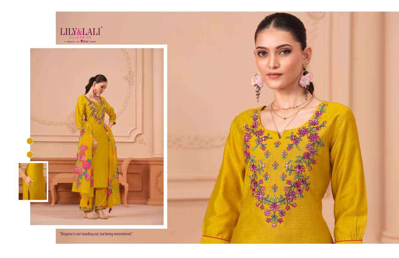 Lily And Lali Monalisa Vol 6 Wholesale Designer Readymade Suits ( 6 Pcs Catalogue )