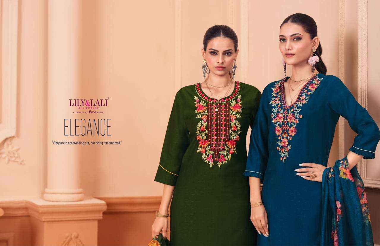 Lily And Lali Monalisa Vol 6 Wholesale Designer Readymade Suits ( 6 Pcs Catalogue )