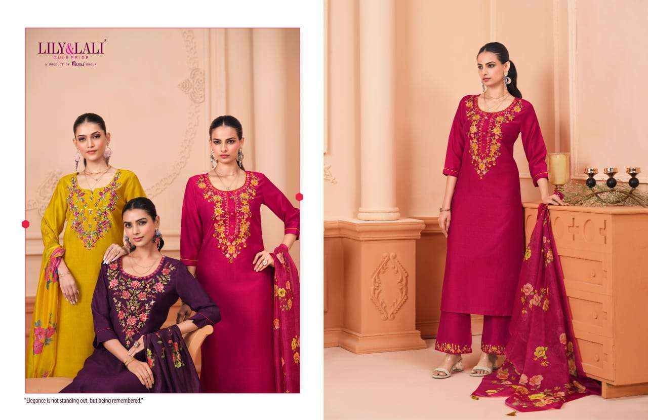 Lily And Lali Monalisa Vol 6 Wholesale Designer Readymade Suits ( 6 Pcs Catalogue )