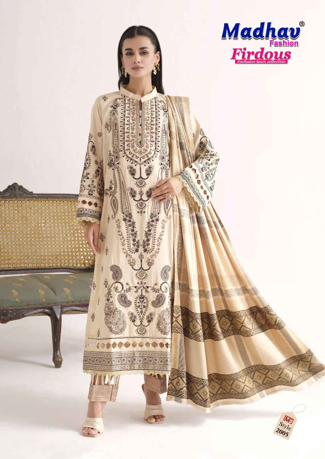 Madhav Fashion Firdous Vol 2 Wholesale Pakistani Suits ( 6 pcs Catalogue )