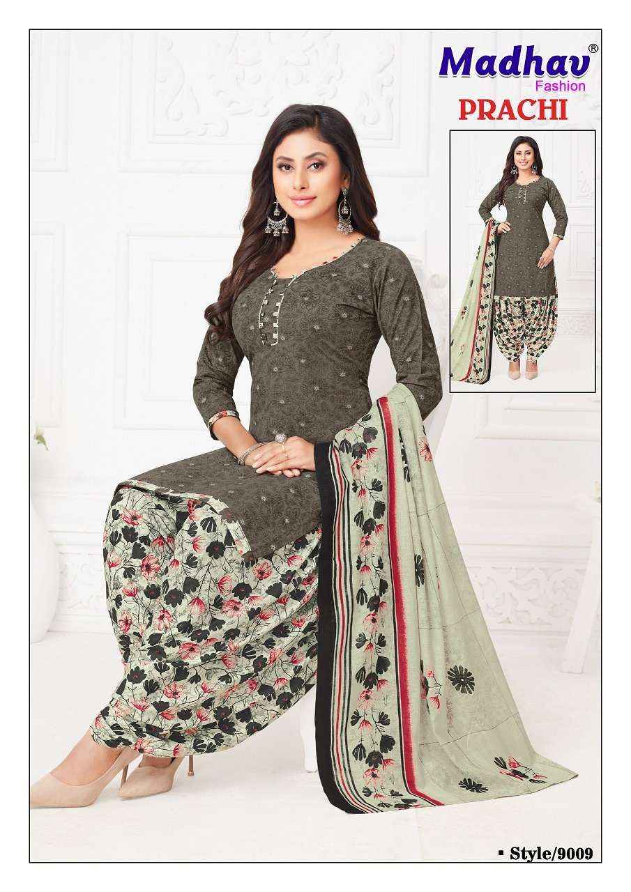 Madhav Prachi Vol 9 Wholesale Cotton Printed Dress Material ( 10 Pcs Catalogue )