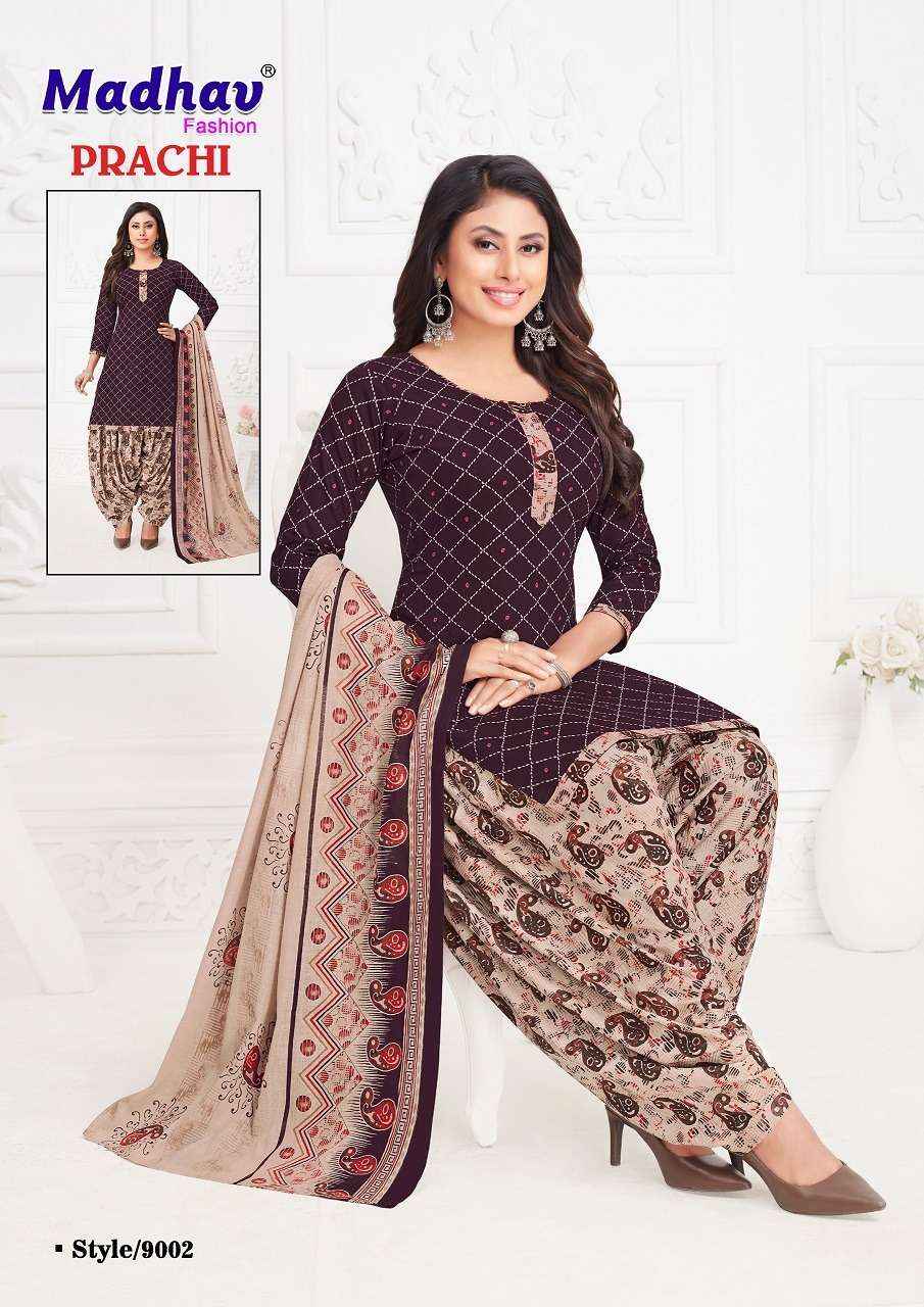 Madhav Prachi Vol 9 Wholesale Cotton Printed Dress Material ( 10 Pcs Catalogue )