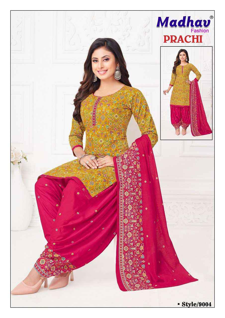 Madhav Prachi Vol 9 Wholesale Cotton Printed Dress Material ( 10 Pcs Catalogue )