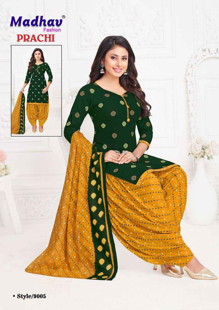 Madhav Prachi Vol 9 Wholesale Cotton Printed Dress Material ( 10 Pcs Catalogue )