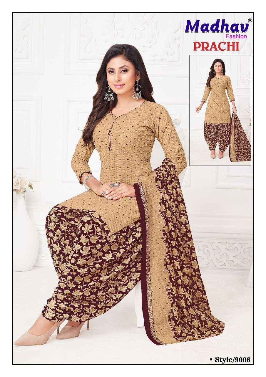 Madhav Prachi Vol 9 Wholesale Cotton Printed Dress Material ( 10 Pcs Catalogue )