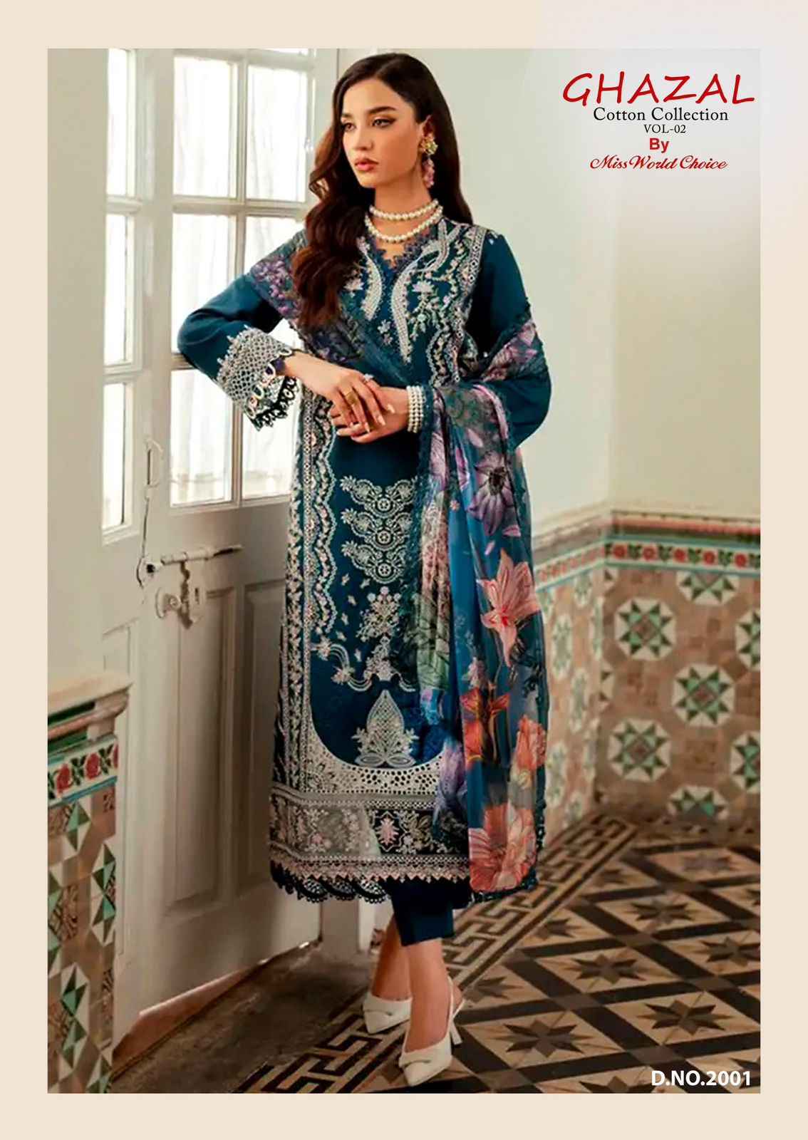 Miss World Choice Ghazal Vol 2 Cotton Dress Material ( 6 Pcs Catalogue )