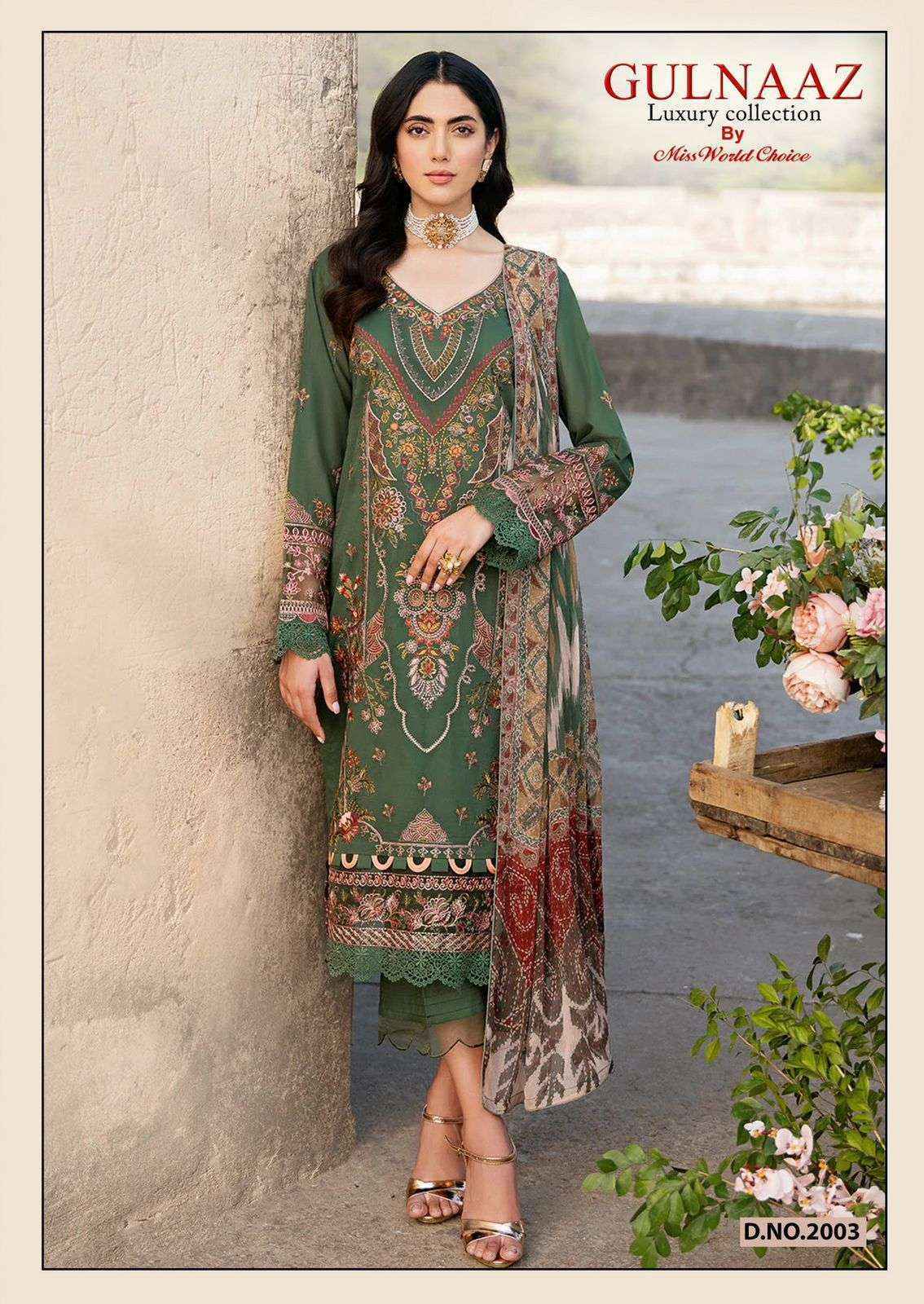 Miss World Choice Ghazal Vol 2 Cotton Dress Material Wholesale Price ( 6 Pcs Catalog )