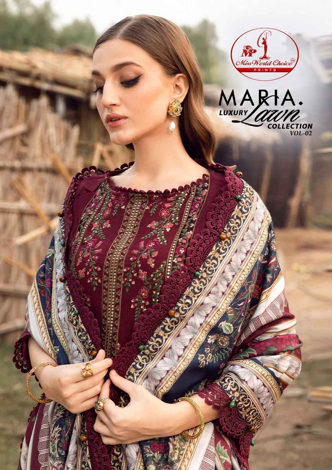 Miss World Choice Maria Vol 2 Pakistani Suits Lowest Price ( 6 pcs Catalogue )