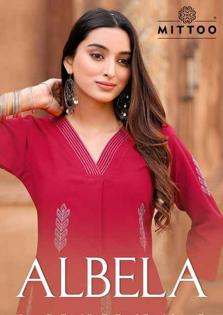 Mittoo Albela Wholesale Rayon Kurti With Bottom ( 6 pcs Catalogue )