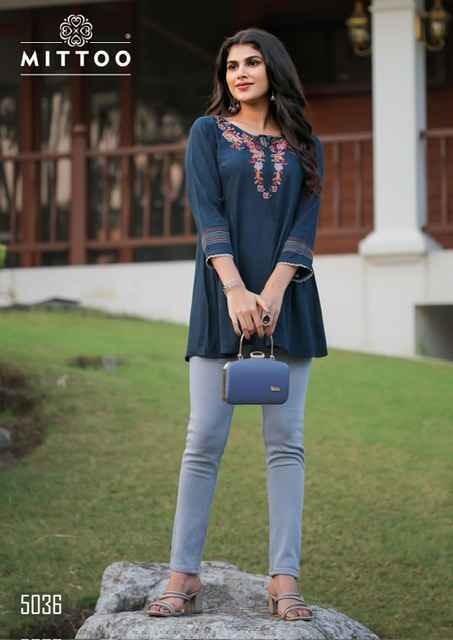Mittoo Victoria Vol 7 Short Rayon Kurti  Wholesale Price ( 6 Pcs Catalog )