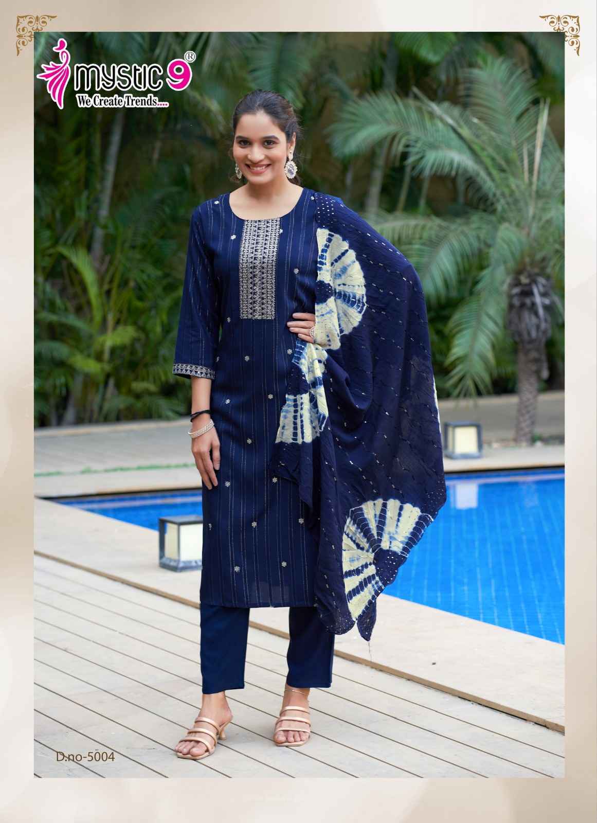 Mystic 9 Dolly Vol 5 Wholesale Rayon Kurti Combo ( 8 pcs Catalogue )
