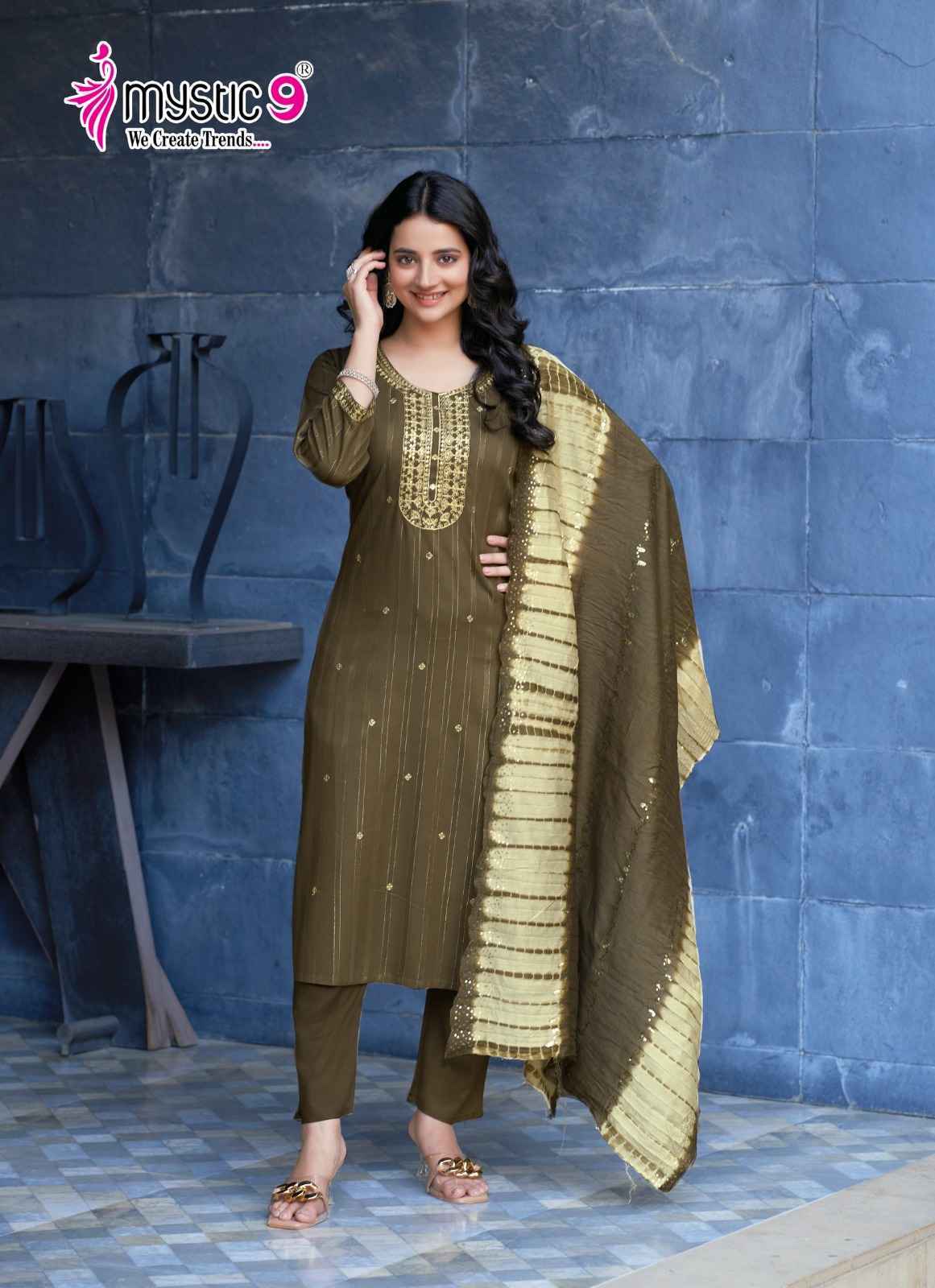 Mystic 9 Dolly Vol 5 Wholesale Rayon Kurti Combo ( 8 pcs Catalogue )
