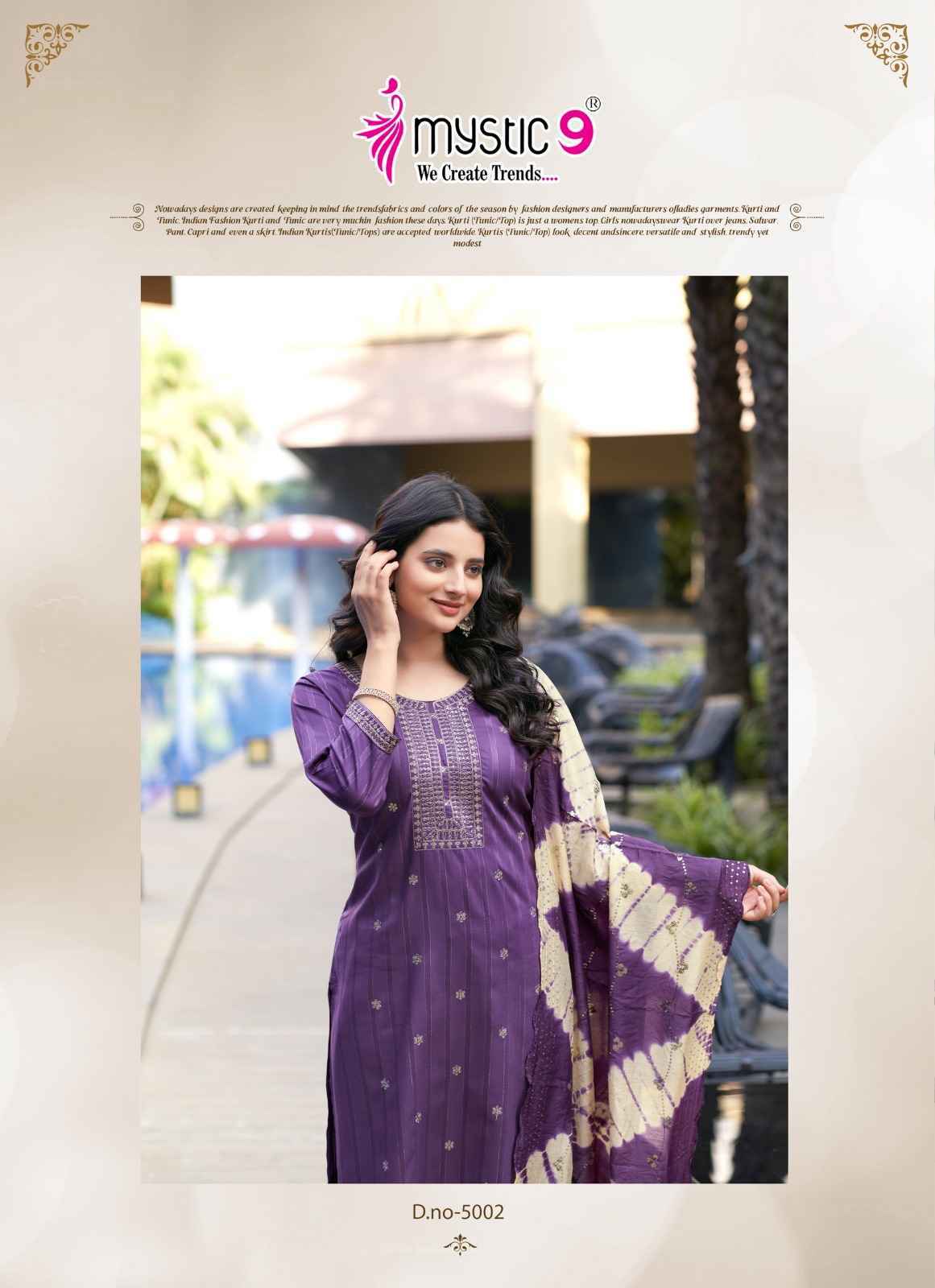 Mystic 9 Dolly Vol 5 Wholesale Rayon Kurti Combo ( 8 pcs Catalogue )