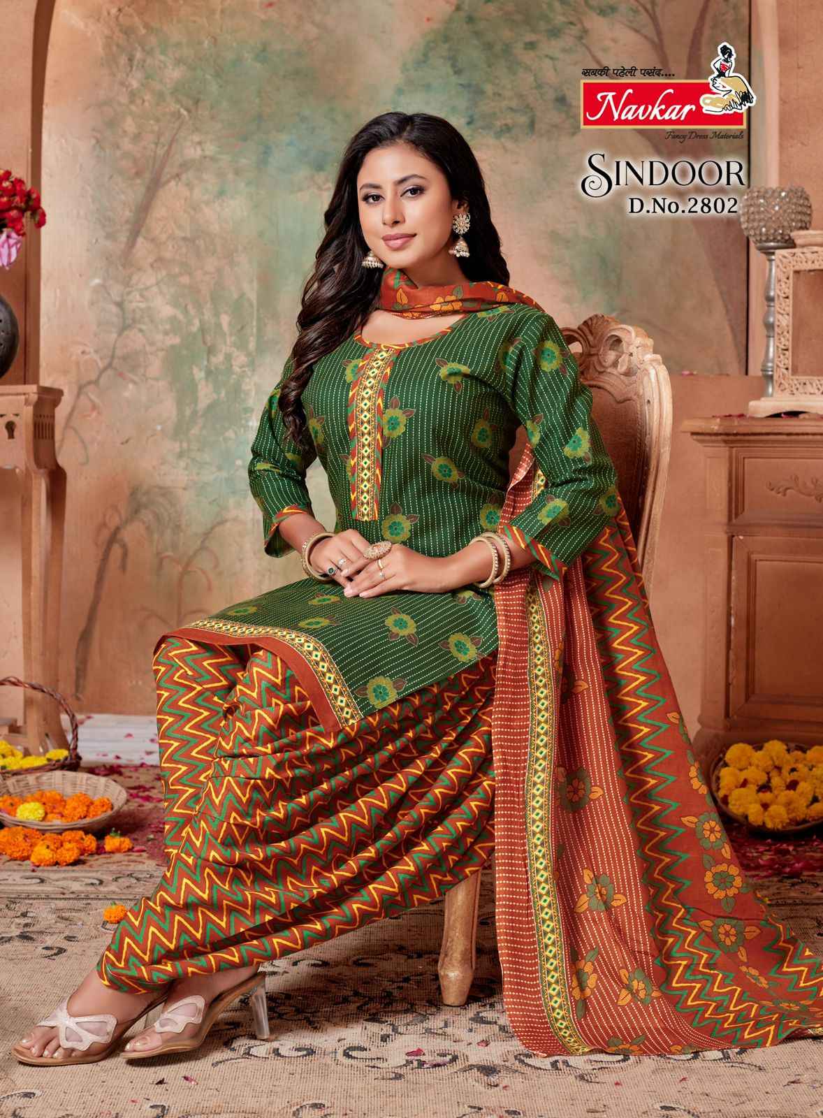 Navkar Sindoor Vol 28 Cotton With Inner Readymade Suits Wholesale Price ( 16 Pcs Catalogue )