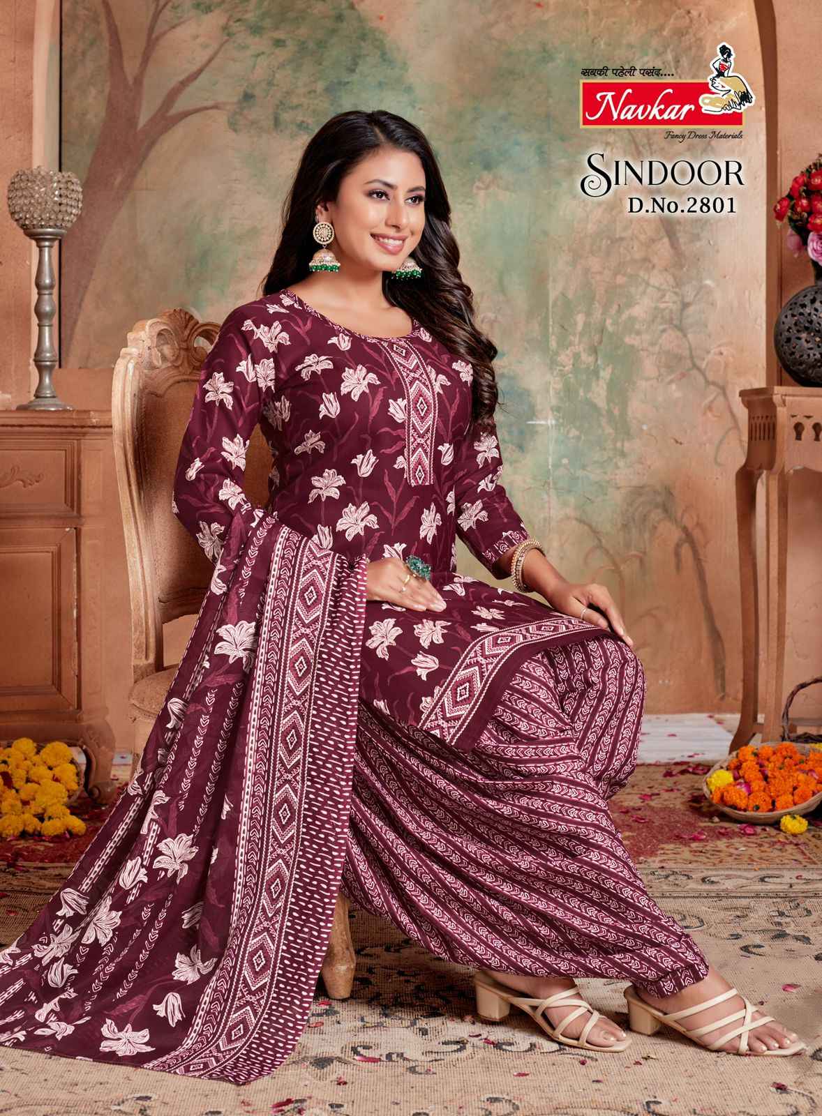 Navkar Sindoor Vol 28 Cotton With Inner Readymade Suits Wholesale Price ( 16 Pcs Catalogue )