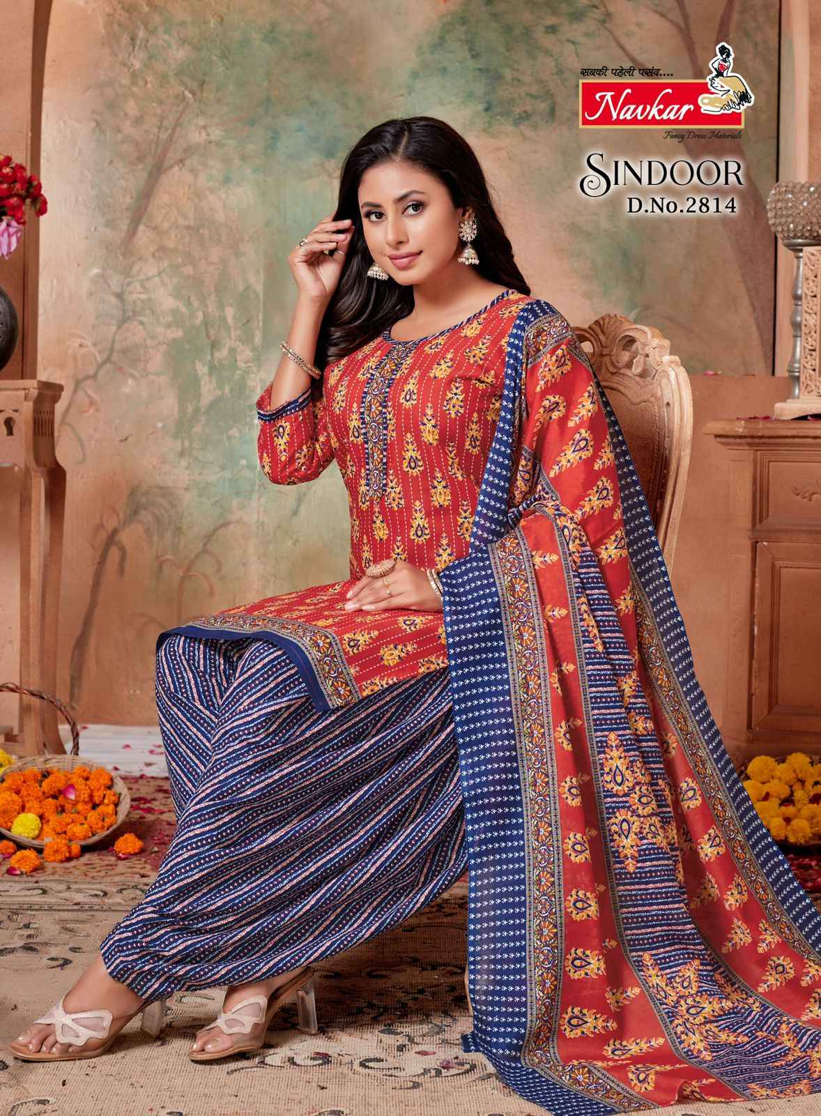 Navkar Sindoor Vol 28 Cotton With Inner Readymade Suits Wholesale Price ( 16 Pcs Catalogue )