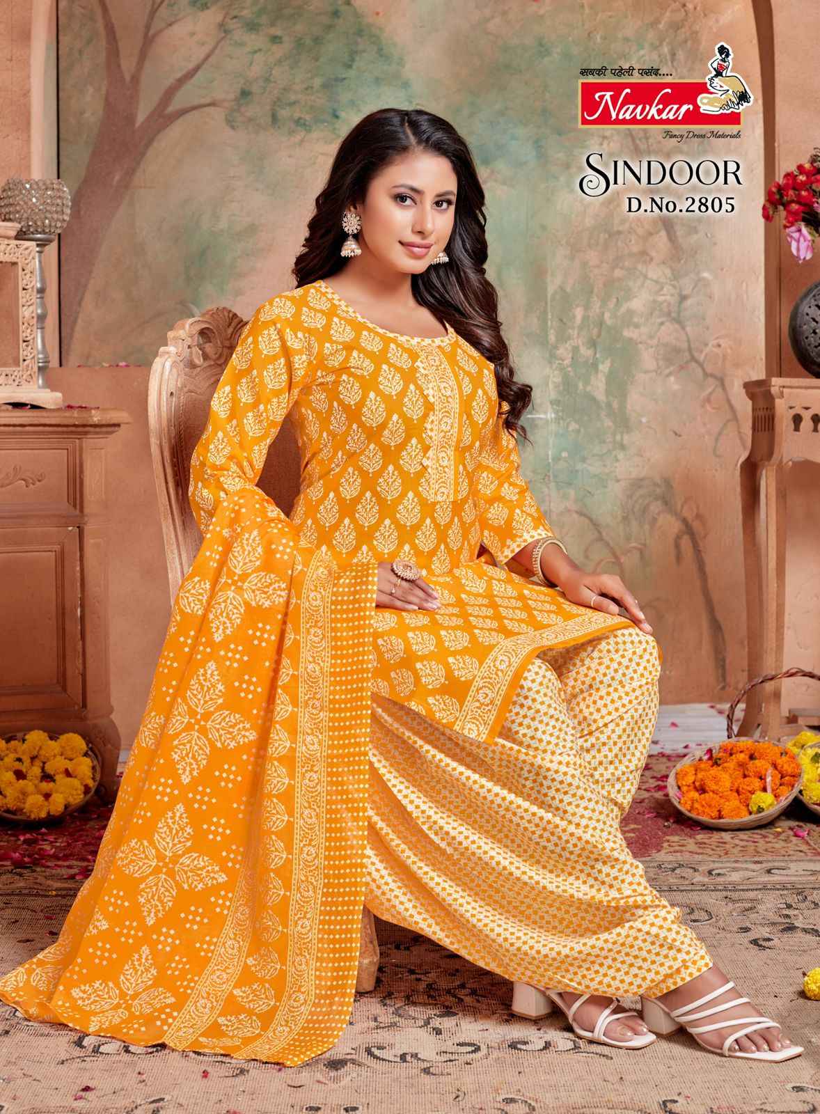 Navkar Sindoor Vol 28 Cotton With Inner Readymade Suits Wholesale Price ( 16 Pcs Catalogue )