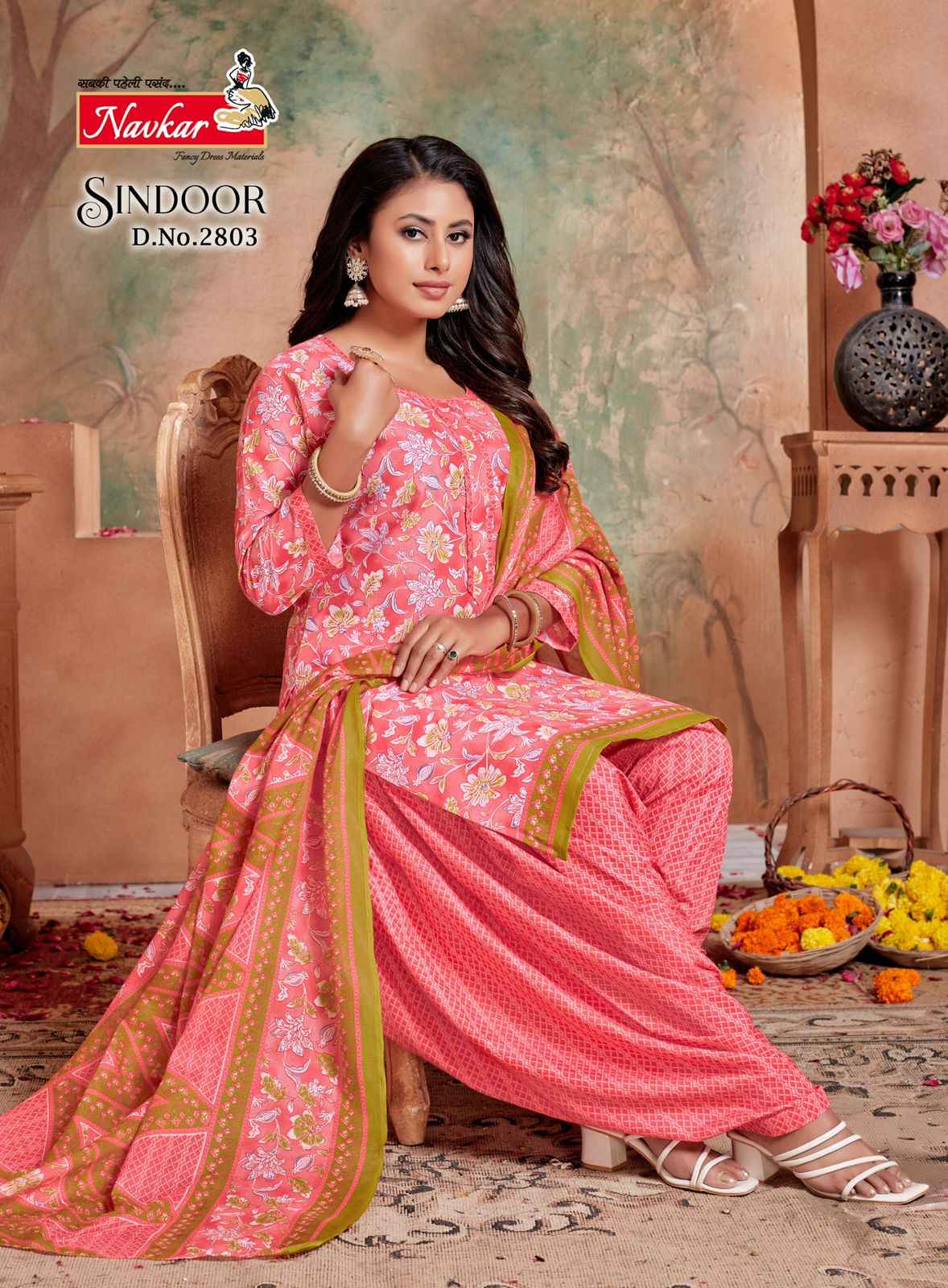 Navkar Sindoor Vol 28 Cotton With Inner Readymade Suits Wholesale Price ( 16 Pcs Catalogue )