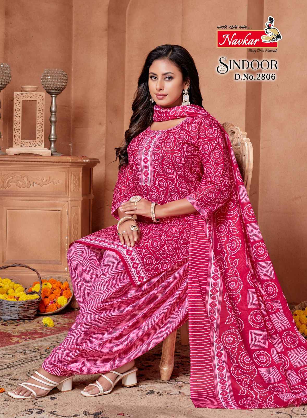 Navkar Sindoor Vol 28 Cotton With Inner Readymade Suits Wholesale Price ( 16 Pcs Catalogue )