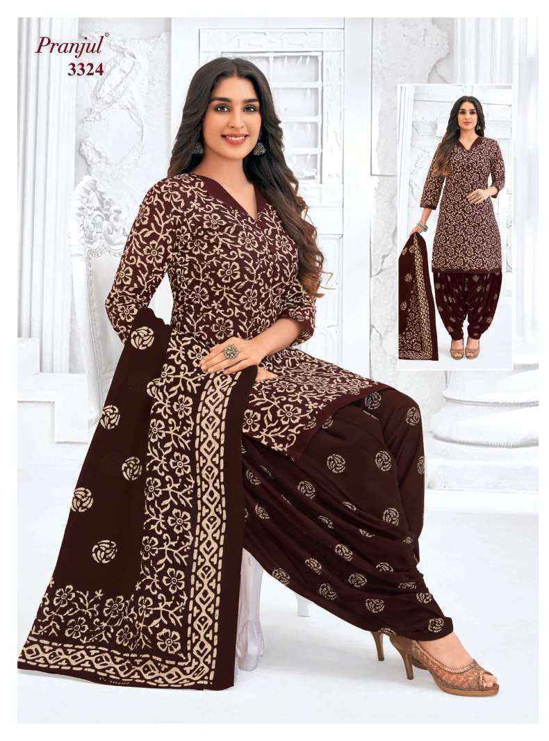 Pranjul Priyanshi Vol 33 Wholesale Cotton Salwar Kameez ( 6 pcs Catalogue )