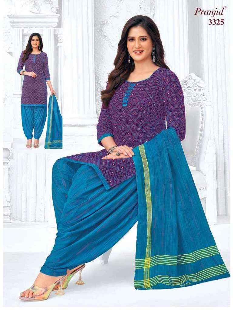 Pranjul Priyanshi Vol 33 Wholesale Cotton Salwar Kameez ( 6 pcs Catalogue )