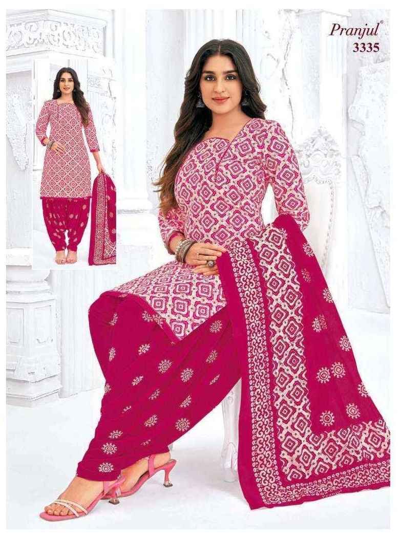 Pranjul Suits Vol 33 Cotton Patiyala Salwar Suits ( 12 pcs Catalogue )