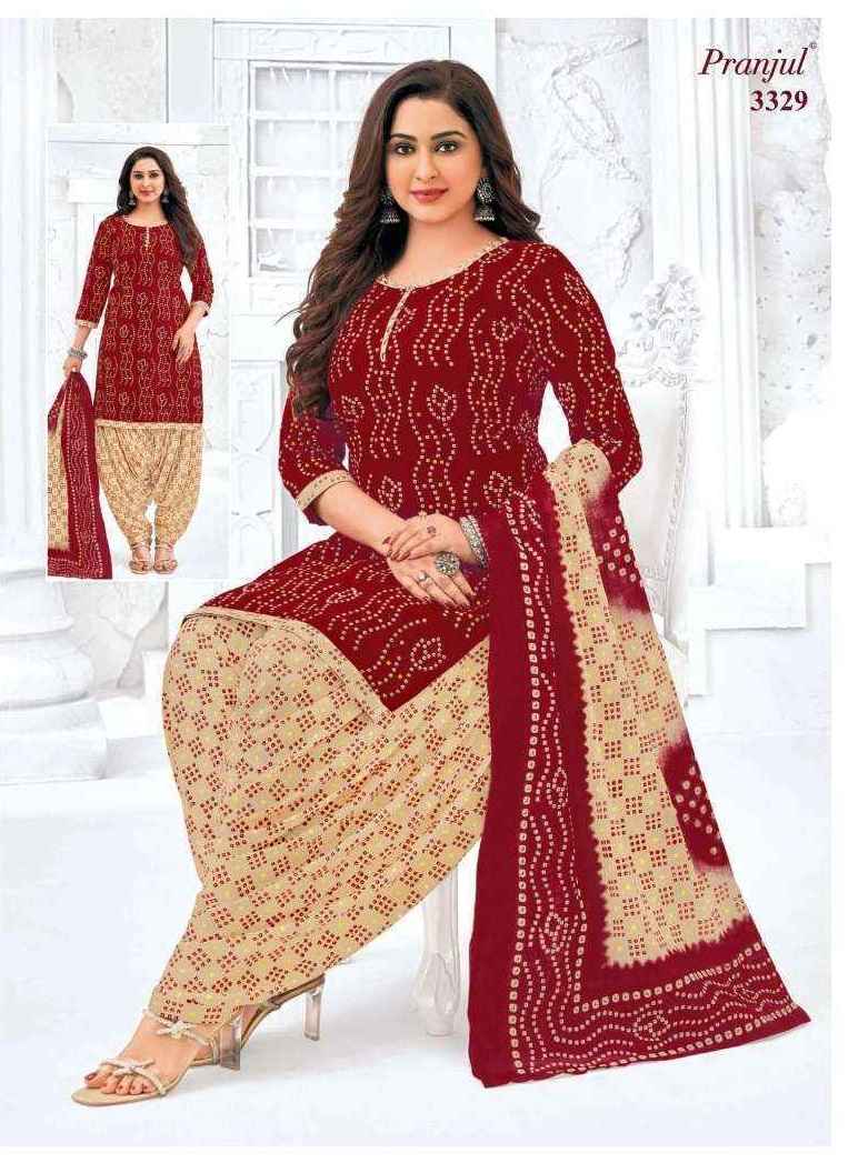 Pranjul Suits Vol 33 Cotton Patiyala Salwar Suits ( 12 pcs Catalogue )
