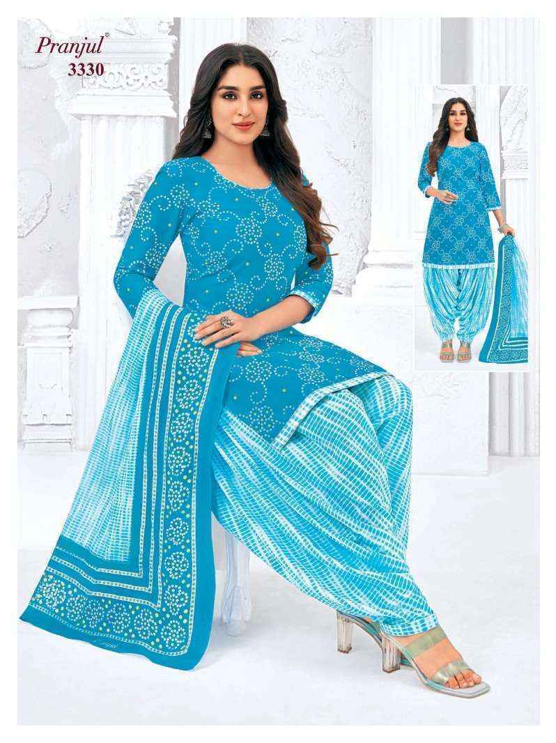 Pranjul Suits Vol 33 Cotton Patiyala Salwar Suits ( 12 pcs Catalogue )