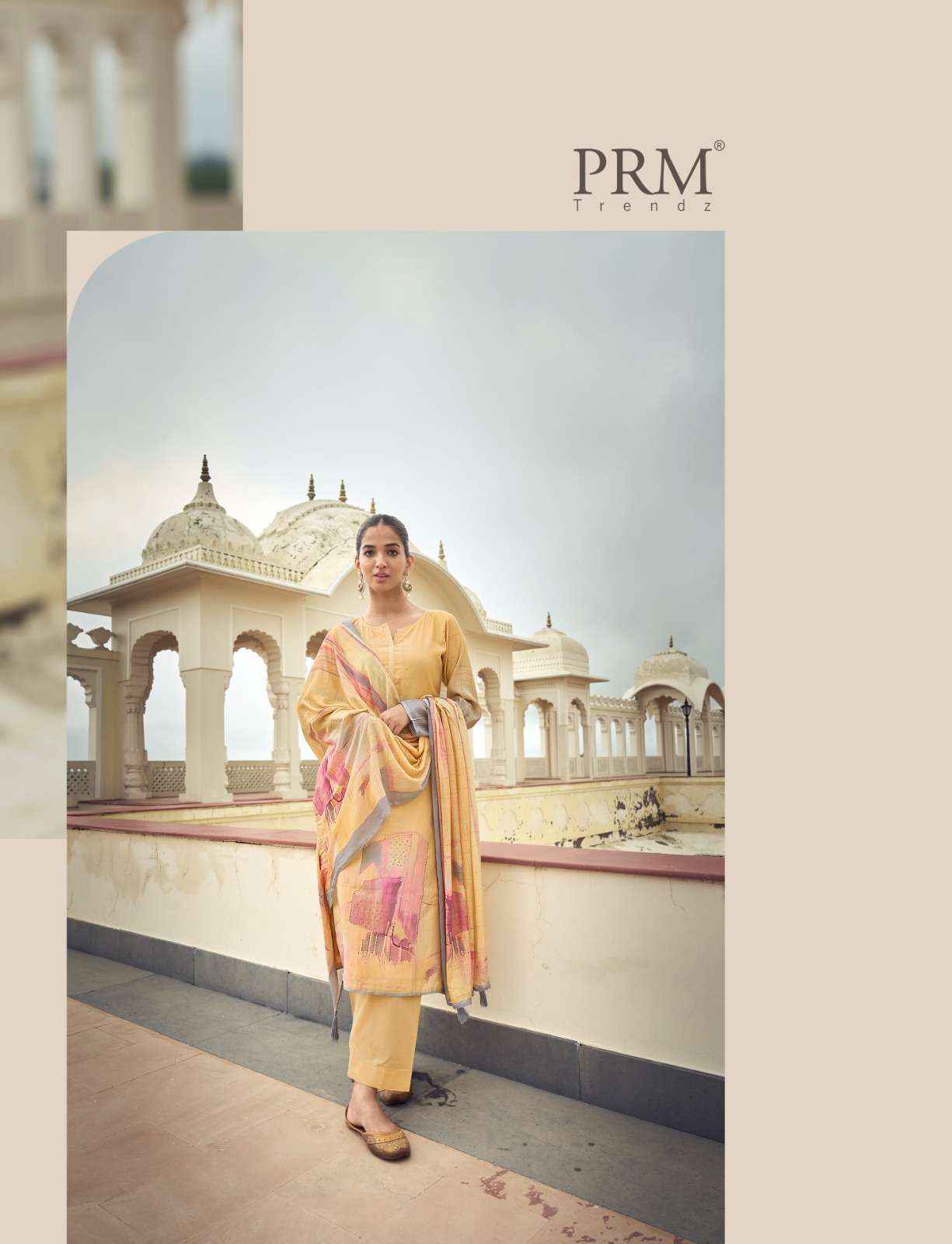 Prm Trendz Eknoor Wholesale Fancy Work Muslin Suits ( 6 Pcs Catalog )