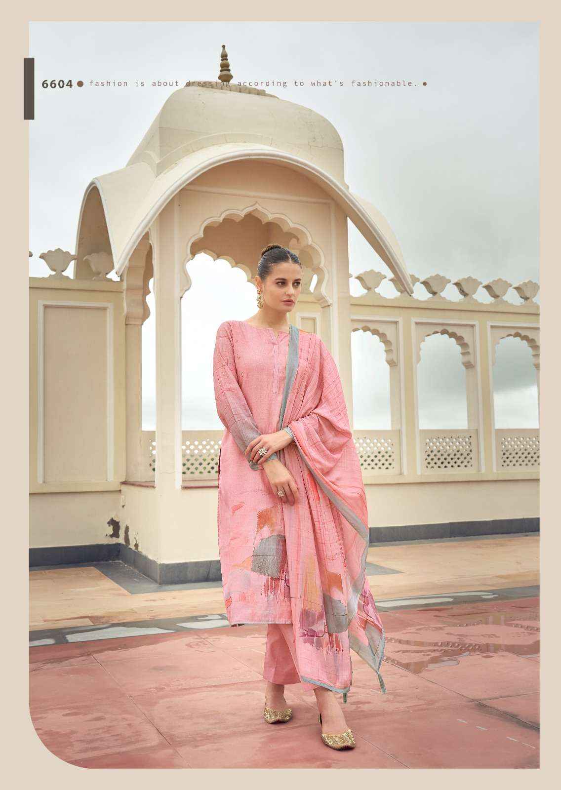 Prm Trendz Eknoor Wholesale Fancy Work Muslin Suits ( 6 Pcs Catalog )