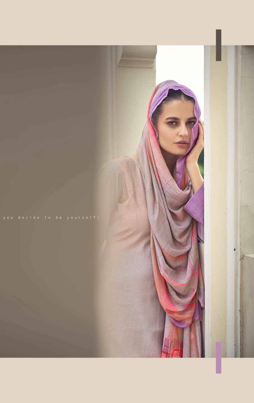 Prm Trendz Eknoor Wholesale Fancy Work Muslin Suits ( 6 Pcs Catalog )