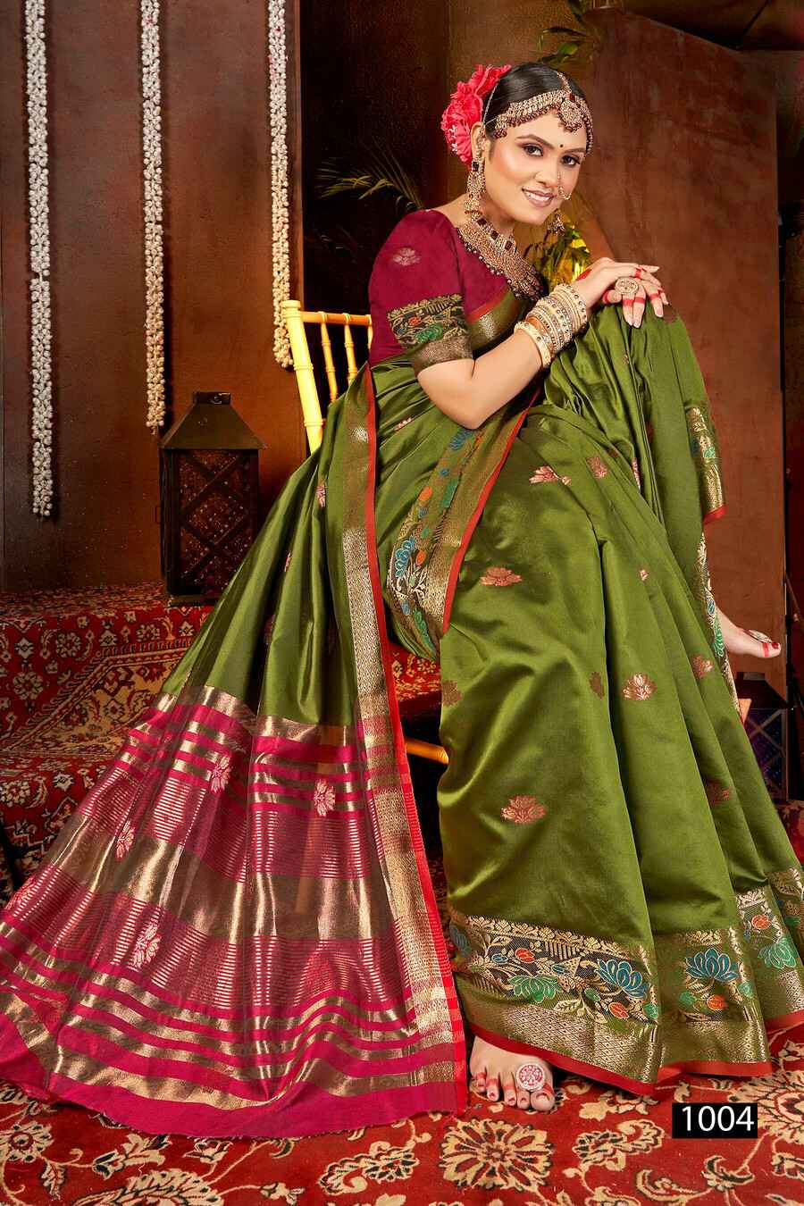 Saroj Shivaa Silk Vol 1 Festive Wear Silk Sarees ( 6 Pcs Catalogue )