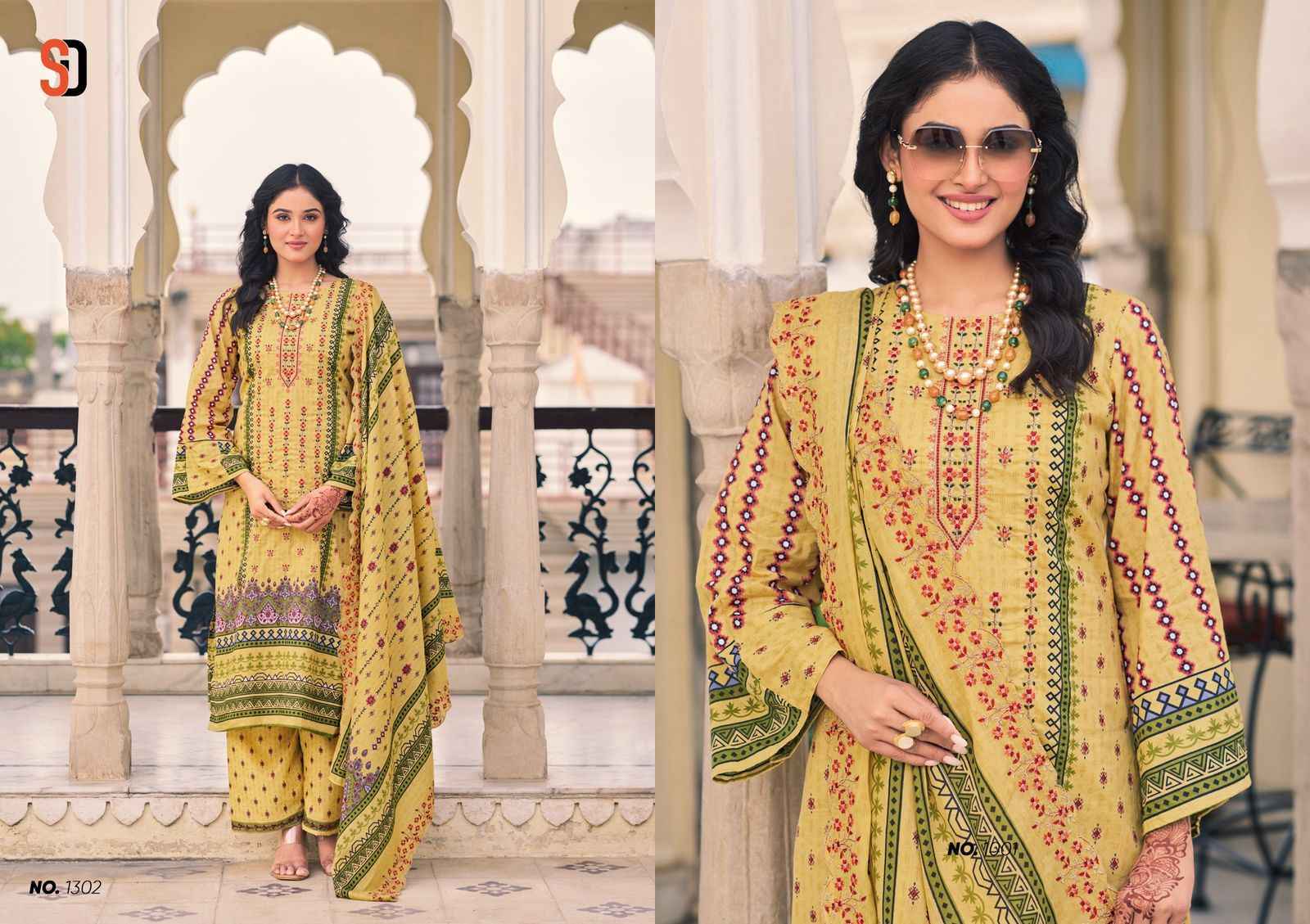 Shraddha Designer Bin Saeed Lawn Collection Vol 13 Pakistani Suits ( 8 pcs Catalogue )