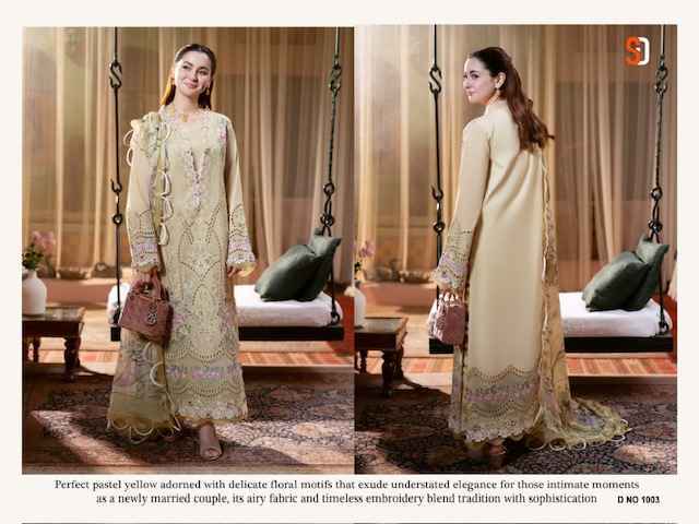 Shraddha Designer Ombre Wholesale Cotton Dress Material ( 4 pcs Catalogue )