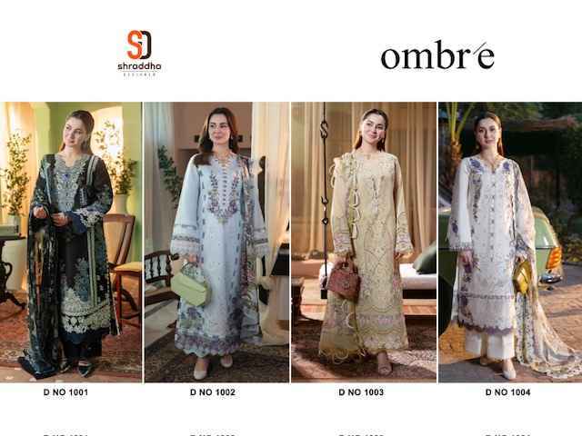 Shraddha Designer Ombre Wholesale Cotton Dress Material ( 4 pcs Catalogue )