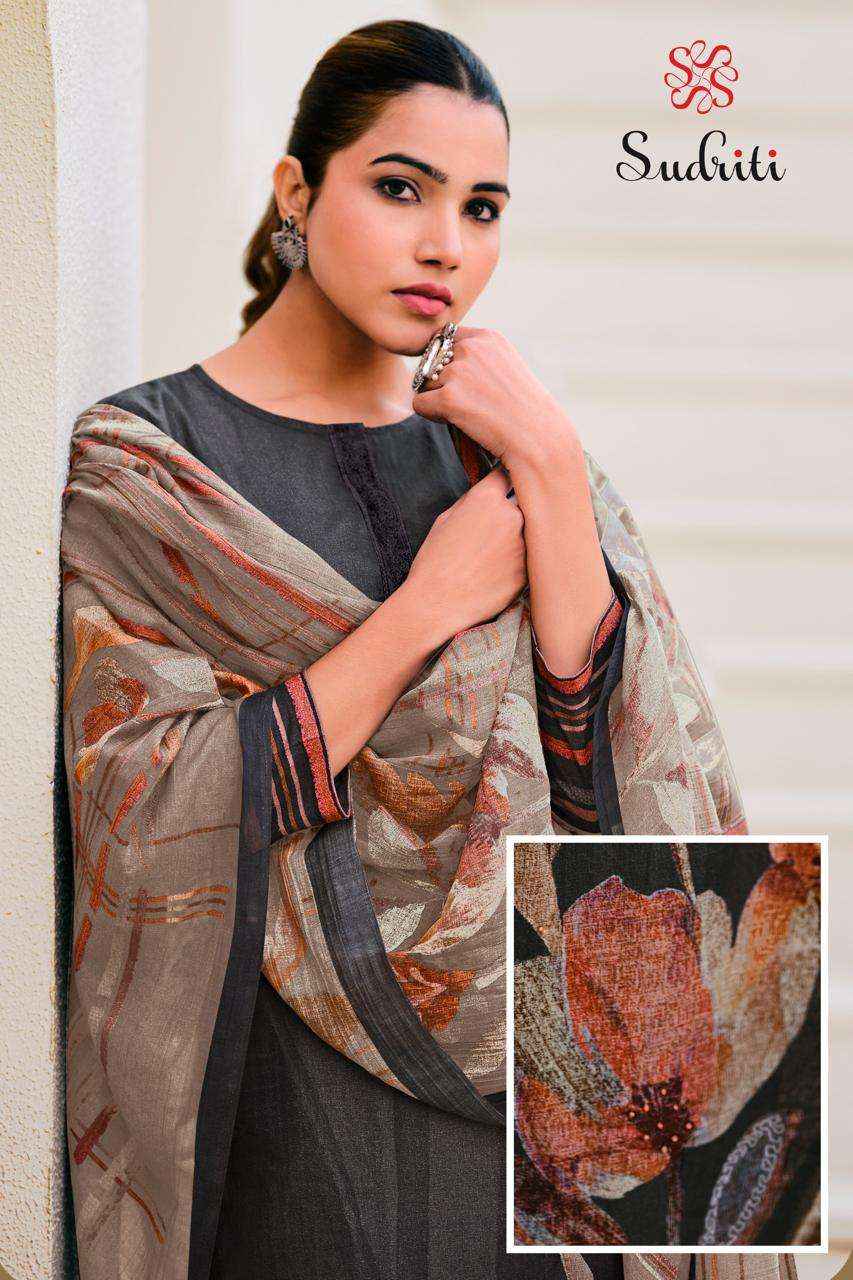 Sudriti Noor Fancy Handwork Pure Cotton Dress Material ( 6 Pcs Catalogue )