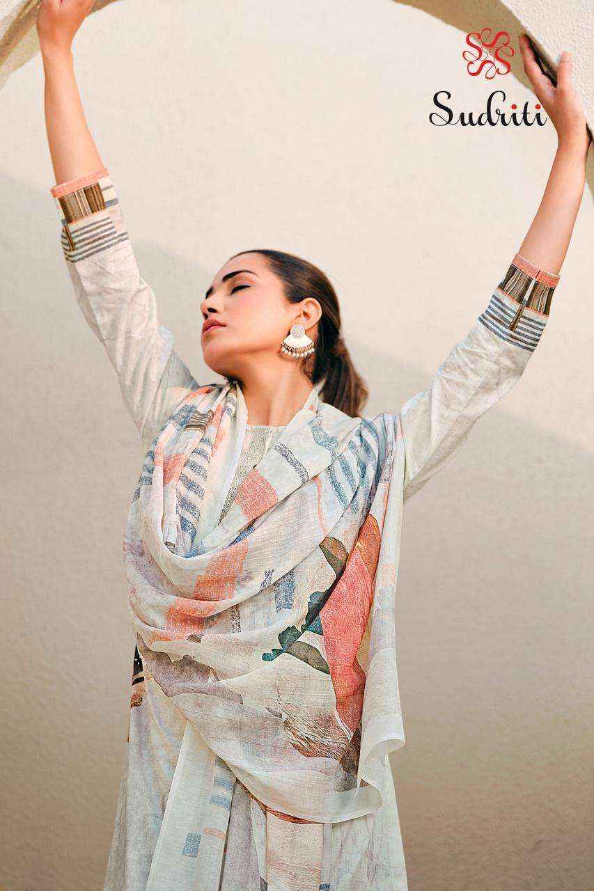 Sudriti Noor Fancy Handwork Pure Cotton Dress Material ( 6 Pcs Catalogue )