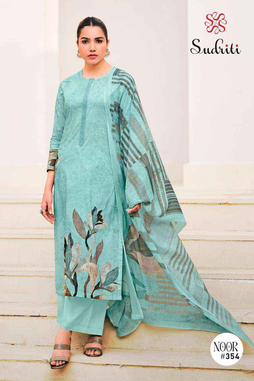 Sudriti Noor Fancy Handwork Pure Cotton Dress Material ( 6 Pcs Catalogue )
