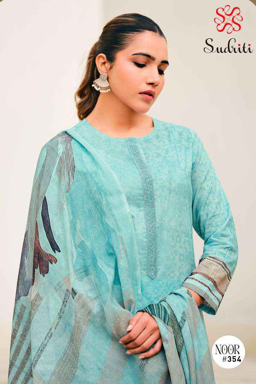 Sudriti Noor Fancy Handwork Pure Cotton Dress Material ( 6 Pcs Catalogue )