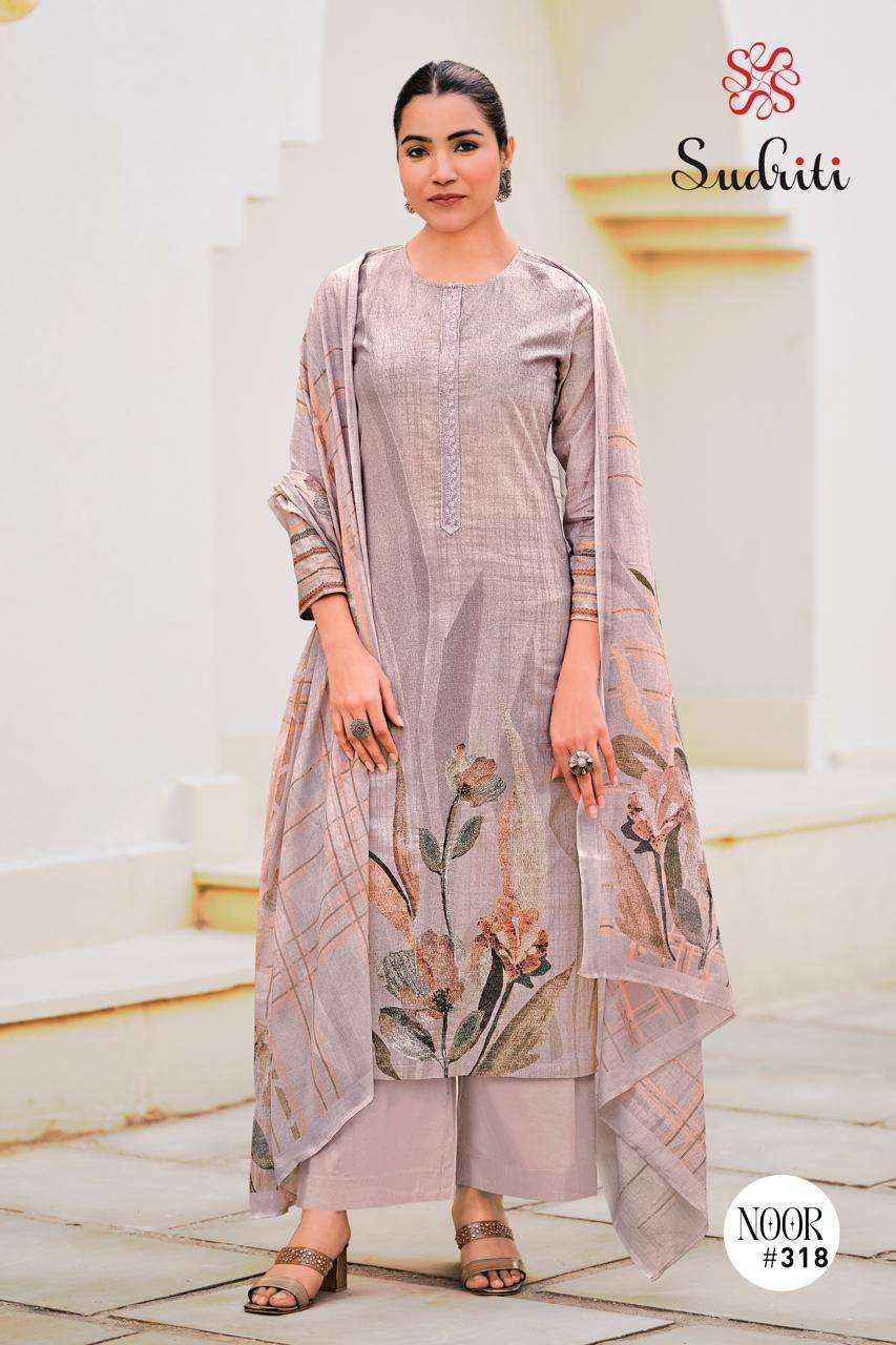 Sudriti Noor Fancy Handwork Pure Cotton Dress Material ( 6 Pcs Catalogue )