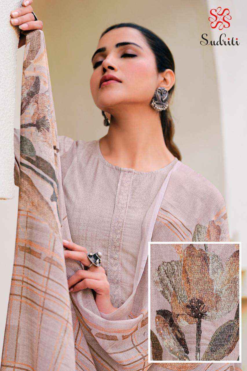 Sudriti Noor Fancy Handwork Pure Cotton Dress Material ( 6 Pcs Catalogue )