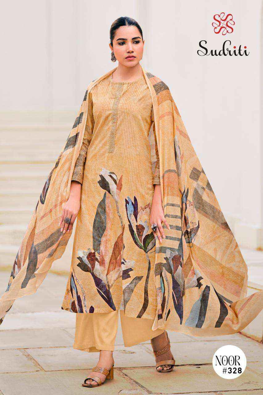 Sudriti Noor Fancy Handwork Pure Cotton Dress Material ( 6 Pcs Catalogue )